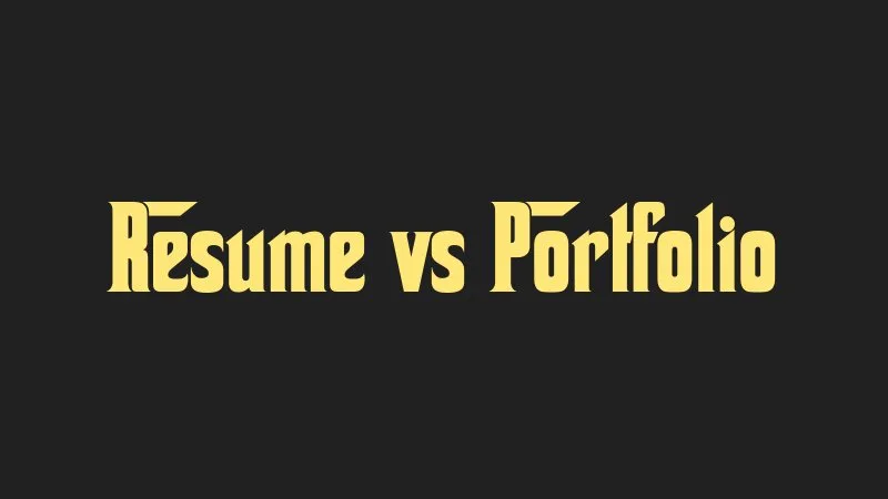 resume-vs-portfolio