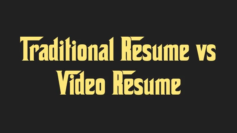 traditional-resume-vs-video-resume