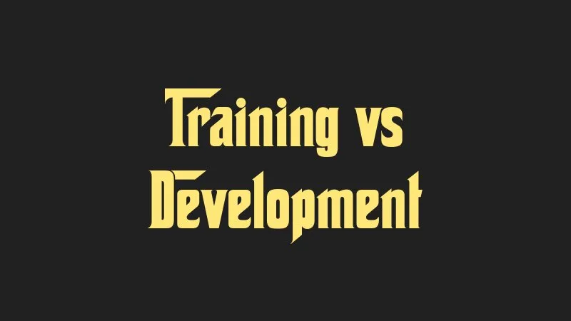 training-vs-development